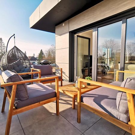 Ferienwohnung Fynbos Penthouse Deluxe, Balkon, Parkplatz Straubing Exterior foto