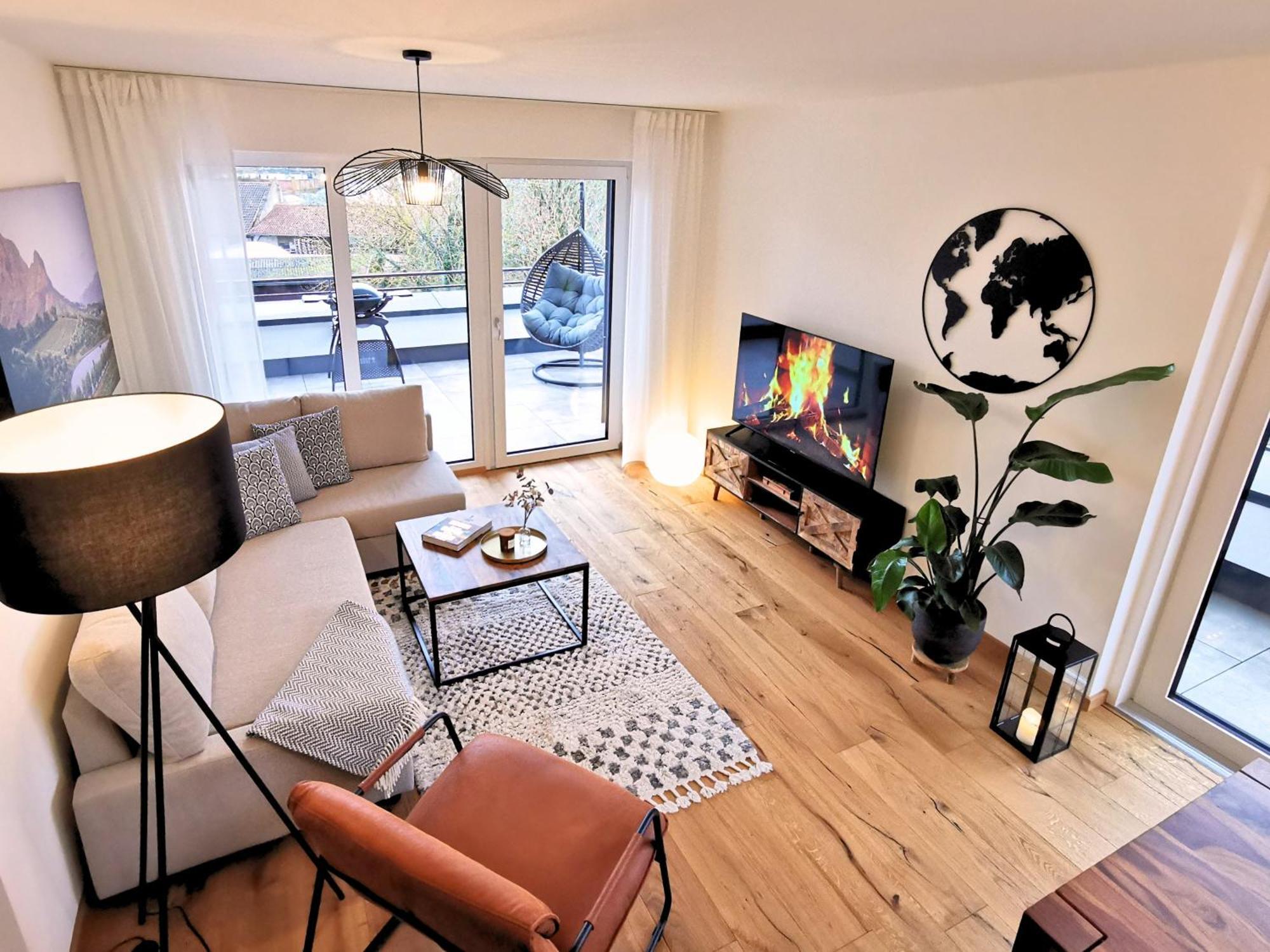Ferienwohnung Fynbos Penthouse Deluxe, Balkon, Parkplatz Straubing Exterior foto
